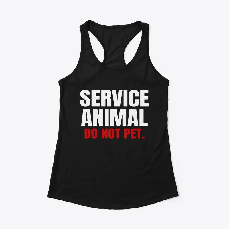 Service Animal Do Not Pet