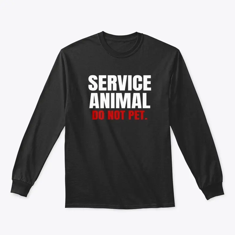 Service Animal Do Not Pet