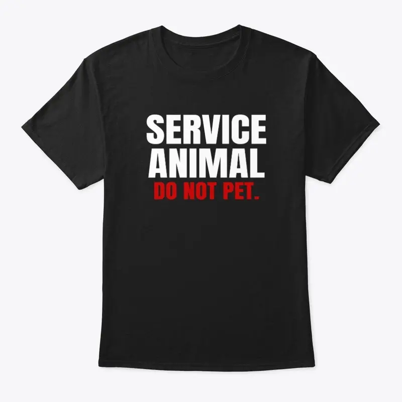 Service Animal Do Not Pet