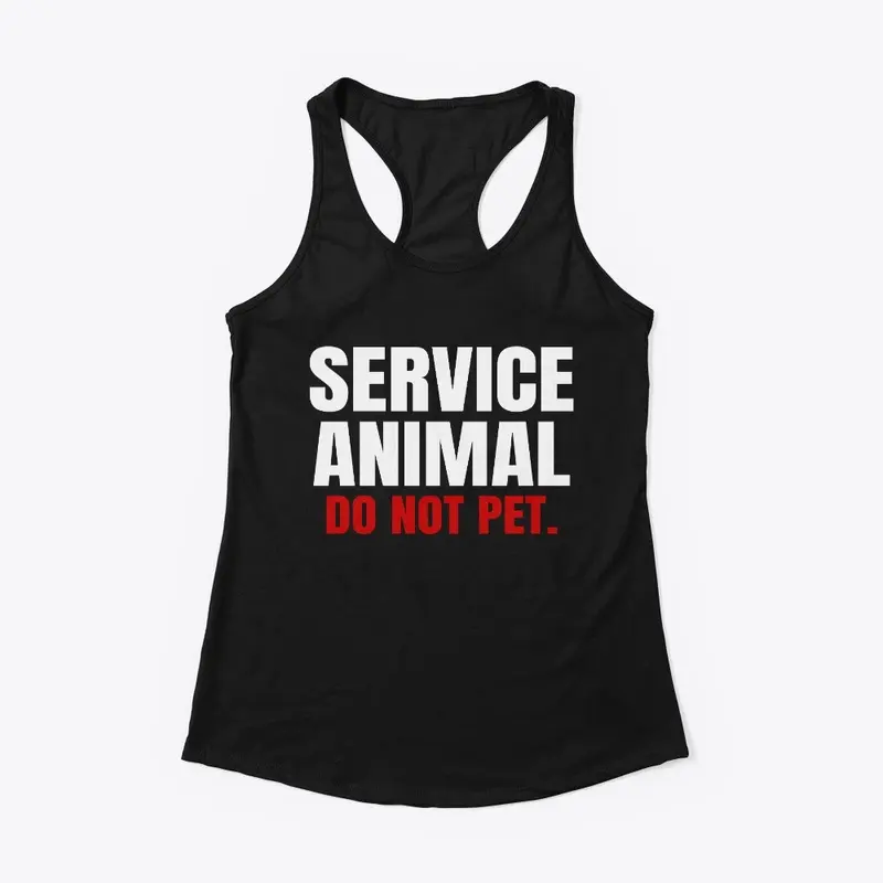 Service Animal Do Not Pet